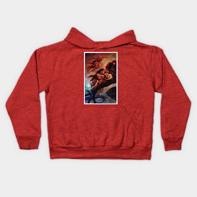 Conan the Barbarian 10 Kids Hoodie by stormcrow